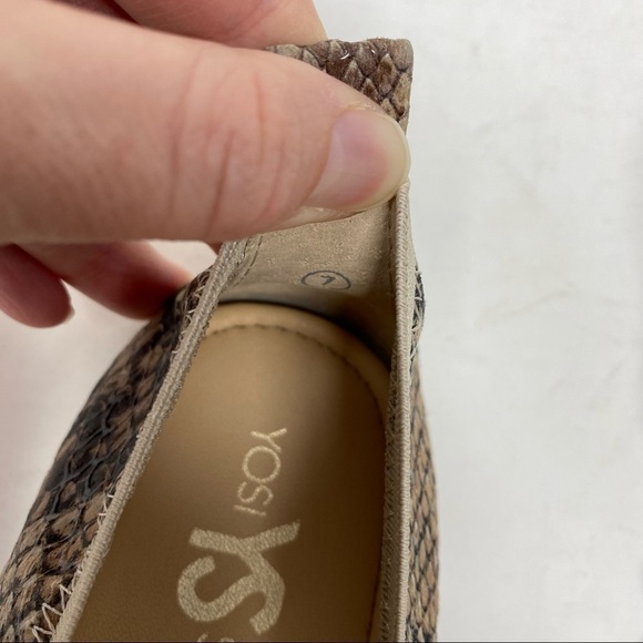 Yosi Samra Samara 2.0 - Ballerina Style snakeskin foldable flats - Picture 9 of 10